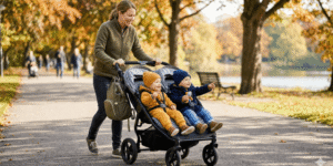 Kaksosten kanssa liikkuminen - Vinkit sujuvaan ulkoiluun