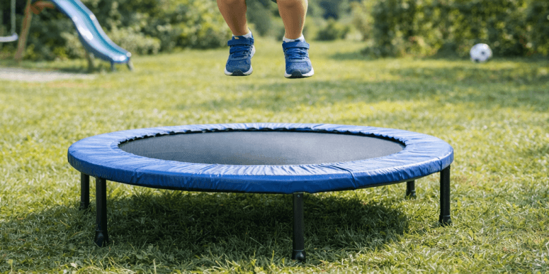 Pieni trampoliini lapselle