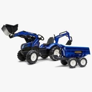 Falk New Holland Poljintraktori + Perävaunu